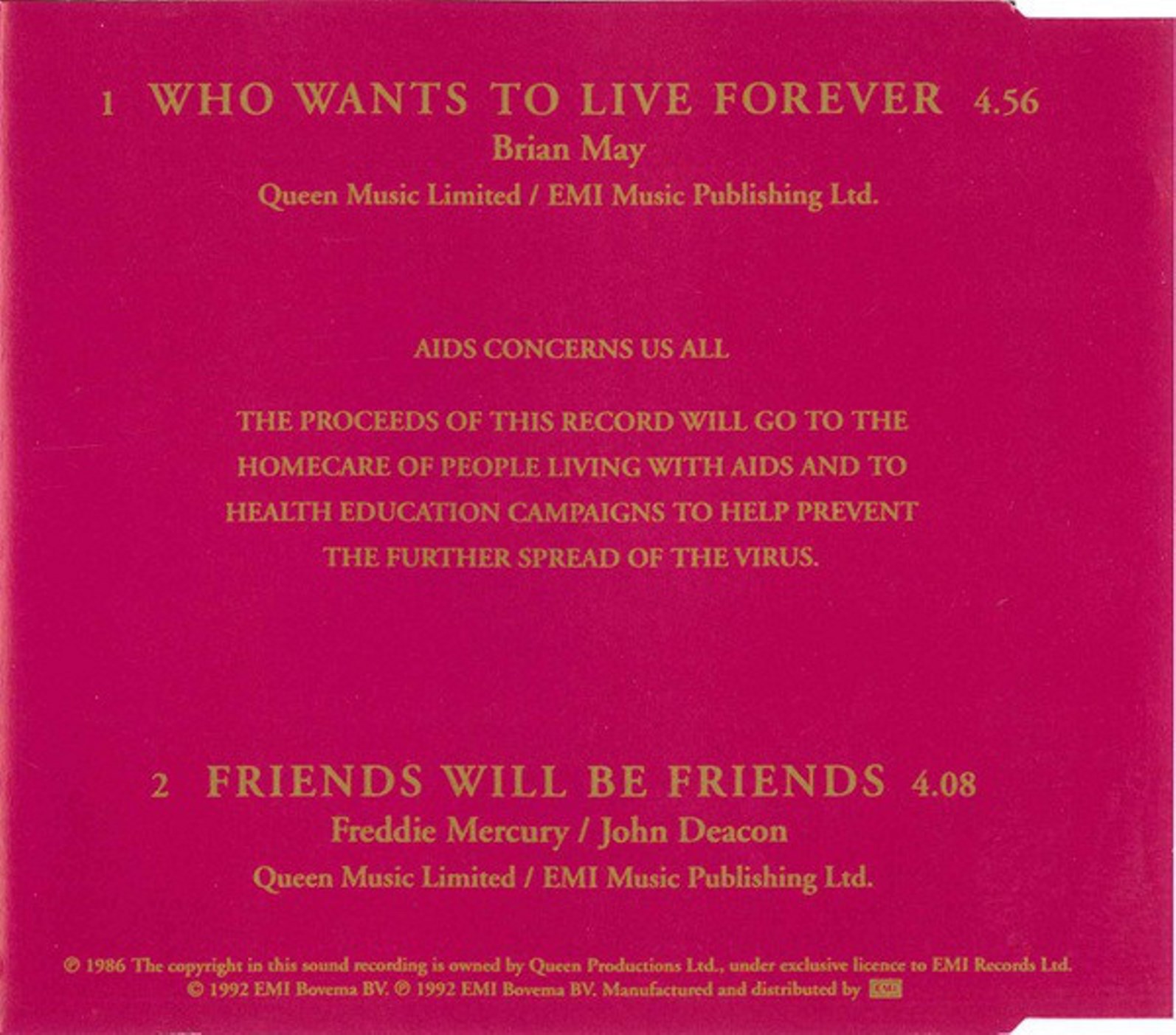 Queen  Who Wants To Live Forever : CDs ak